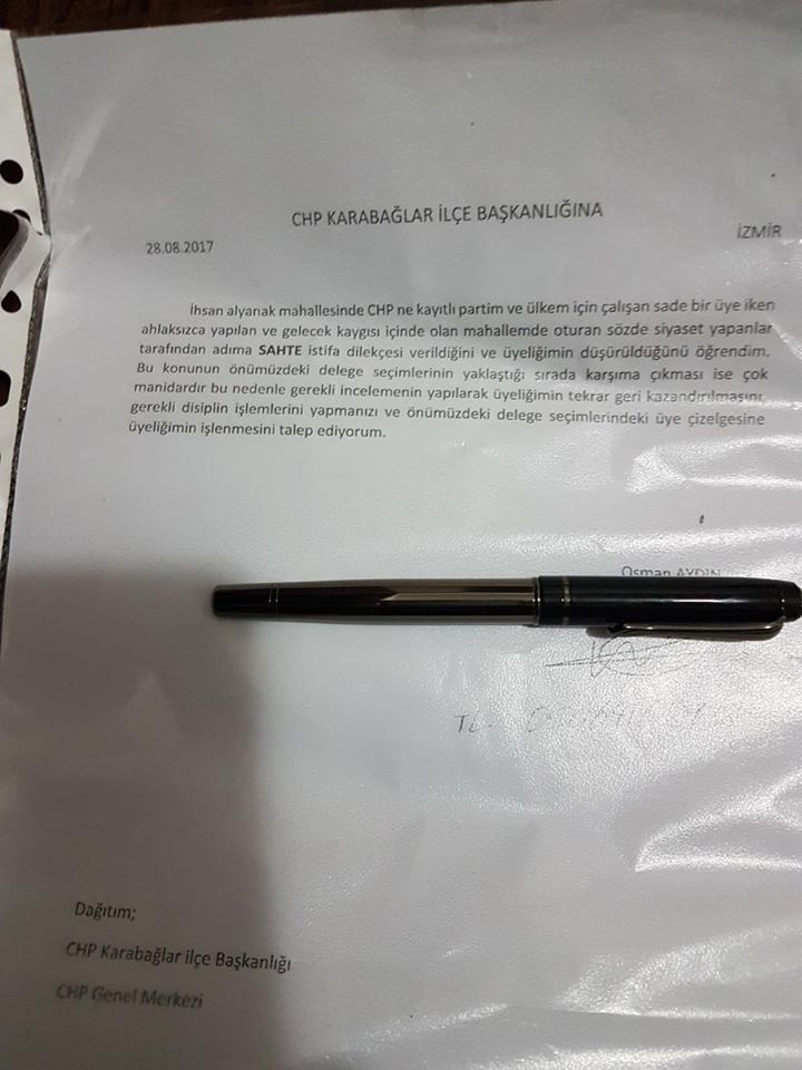 Karabağlar'da Sahte İstifa Krizi