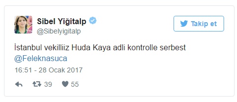 Hüda Kaya Serbest Bırakıldı