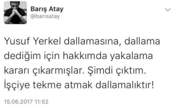 Barış Atay Serbest Bırakıldı