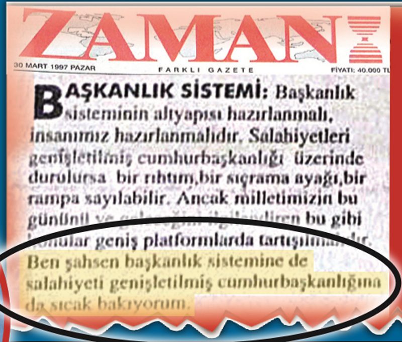 FETÖ, Başkanlığı 20 Yıl Önce İstemiş