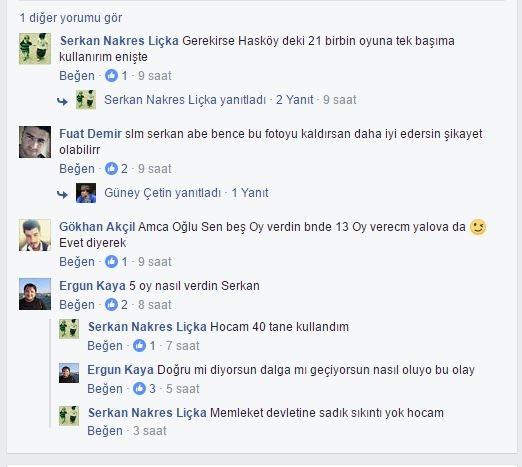 AK Parti'li Seçmen 40 Adet "Evet" Oyu Kullandığını Duyurdu