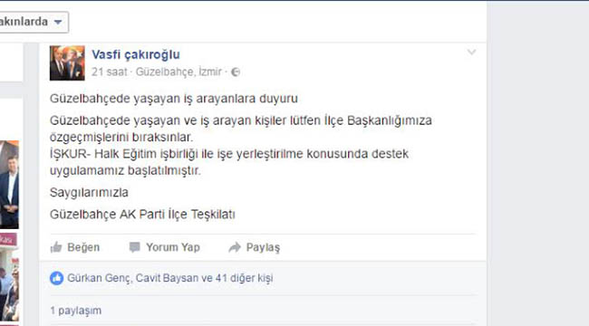 CHP Güzelbahçe: “AKP, Halkı Aldatıyor”