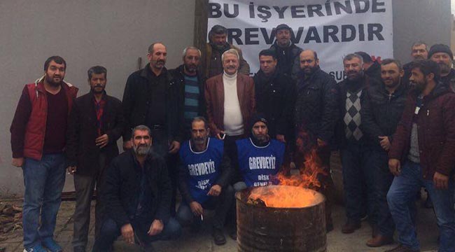 Kürüm'den Grevdeki İşçilere Destek