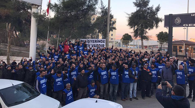 Karabağlar Belediyesinde Grev Başladı