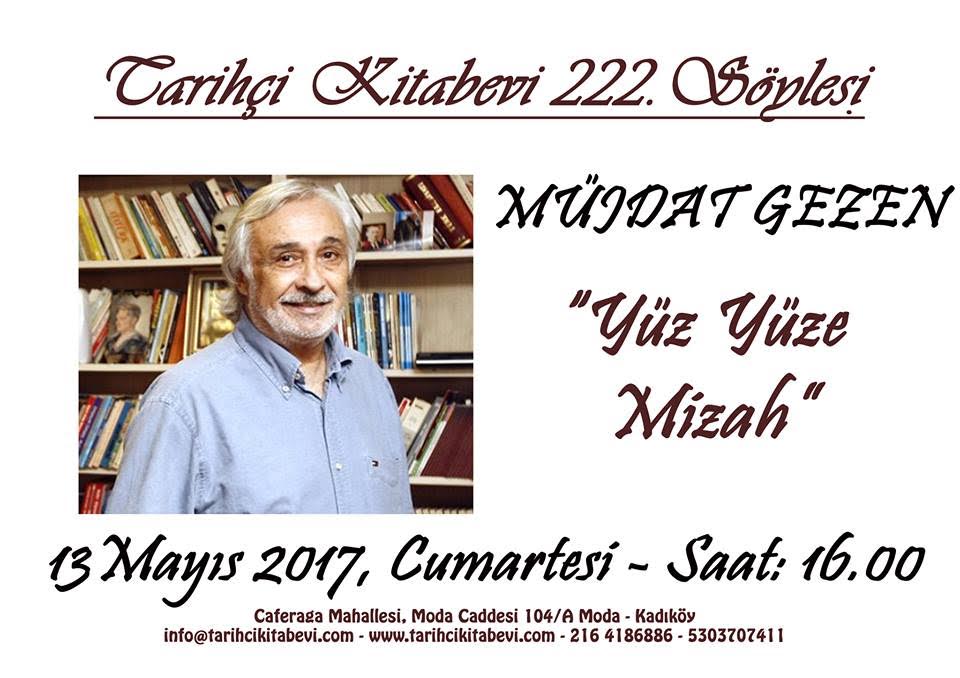 Usta sanatçı Müjdat Gezen Tarihçi Kitabevi’nde