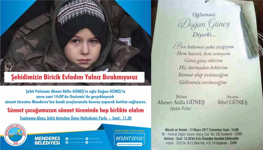 Menderes'ten Sünnete Konvoylu Katılım