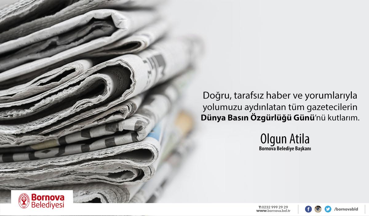 Başkan Atila'dan Basın Özgürlüğü Günü Kutlaması