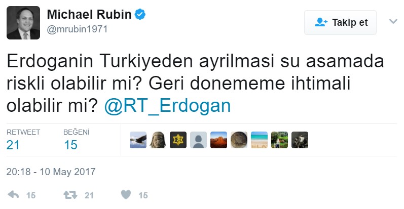 'Erdoğan Türkiye'den Ayrılırsa Geri Dönemeyebilir'