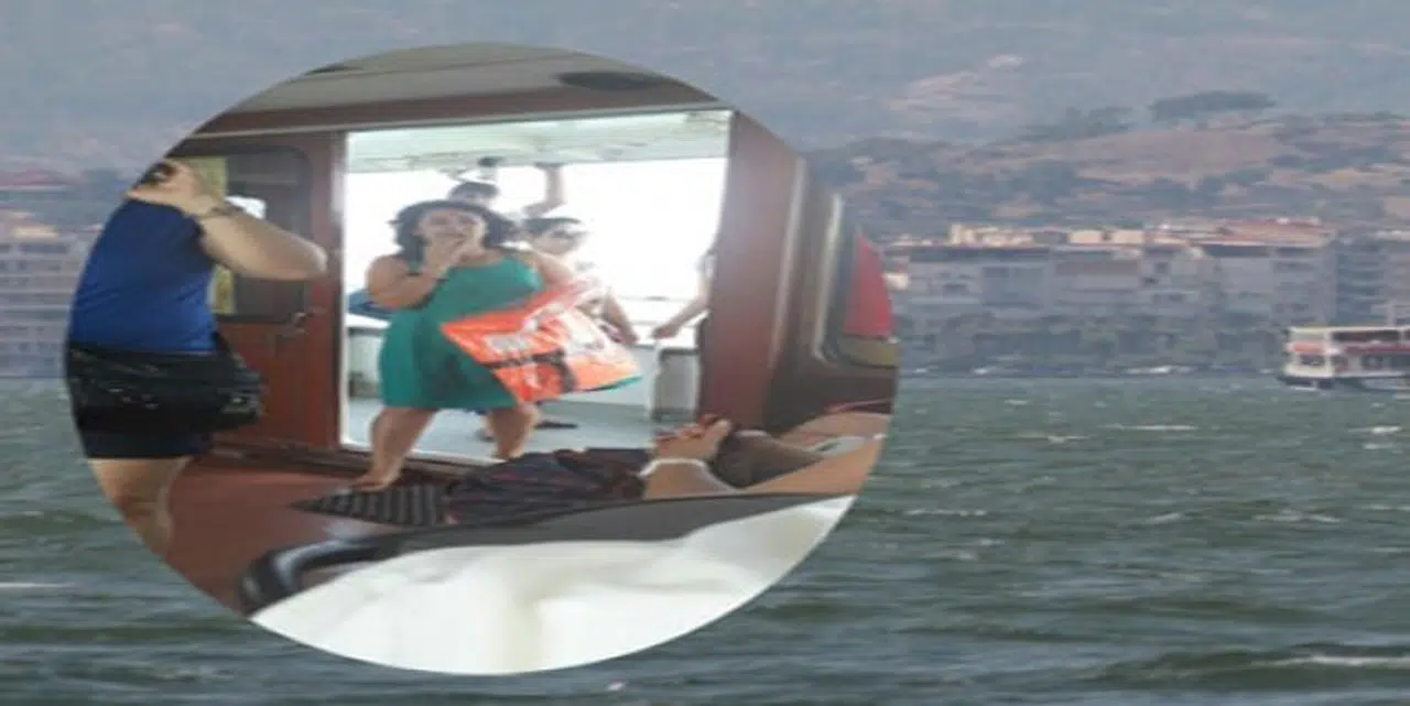 DENİZ ORTASINDA PANİK