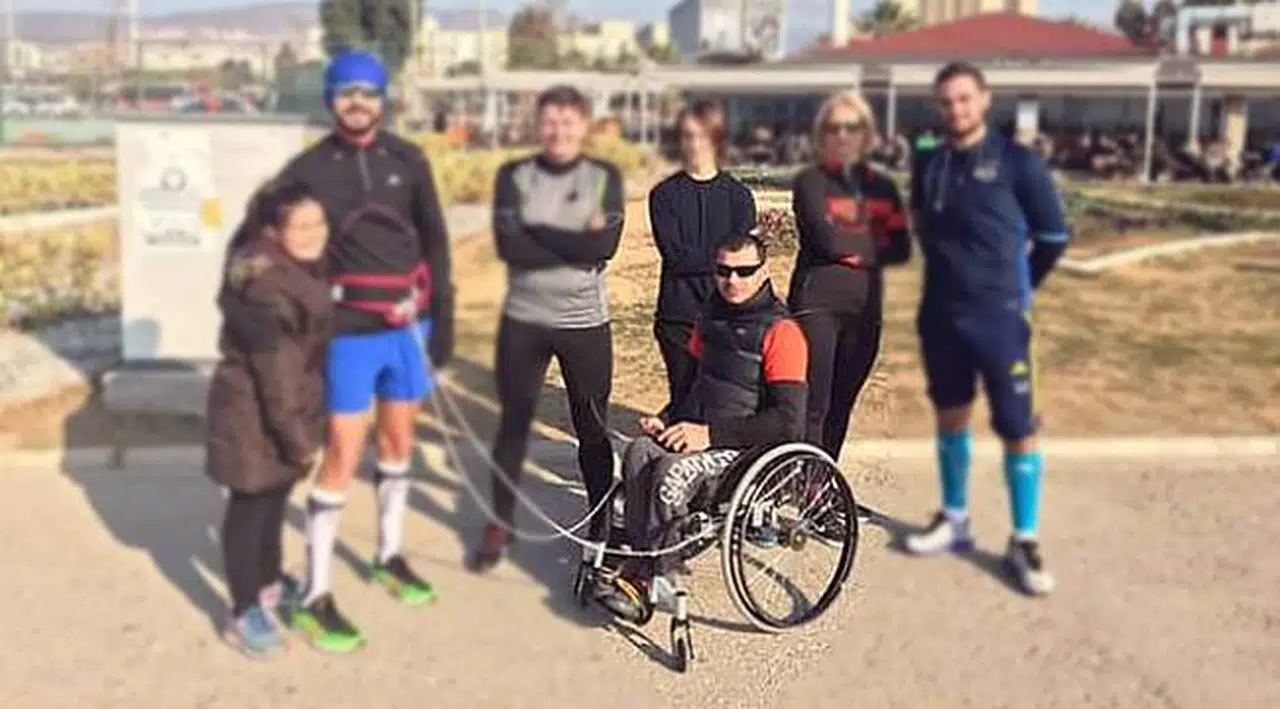 Yürüme Engeline Rağmen İzmir'den Ankara'ya Pedallayacak
