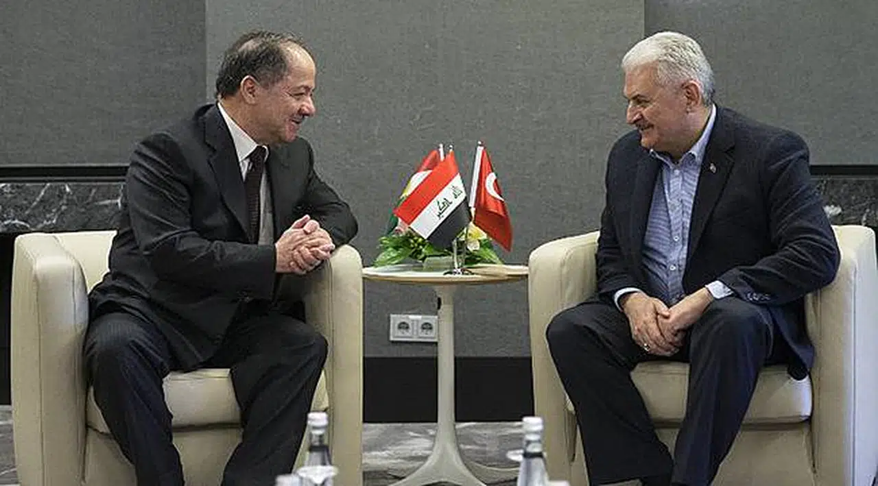 Başbakan Yıldırım, Barzani İle Görüştü