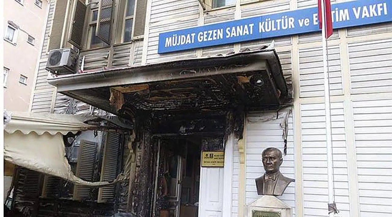 Müjdat Gezen Sanat Merkezi’ni Kundaklayan Saldırgan Yakalandı