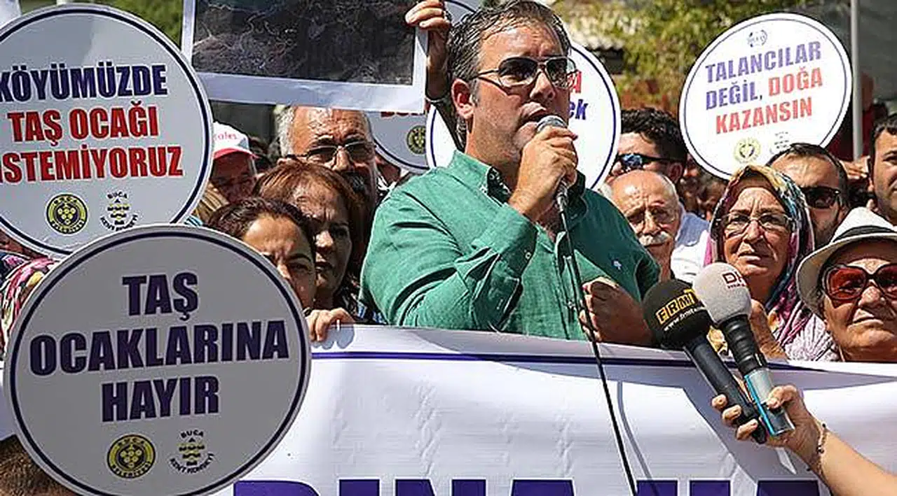 Buca Kırıklar’da Taş Ocağı İsyanı