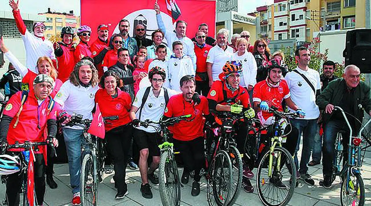Cumhuriyet Bayramı'da Bisiklet Coşkusu