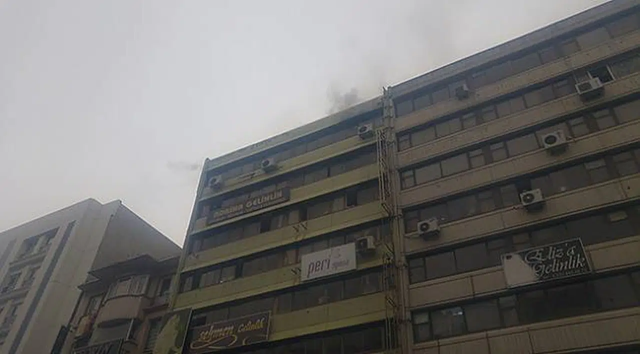 Çankaya'da Korkutan Yangın