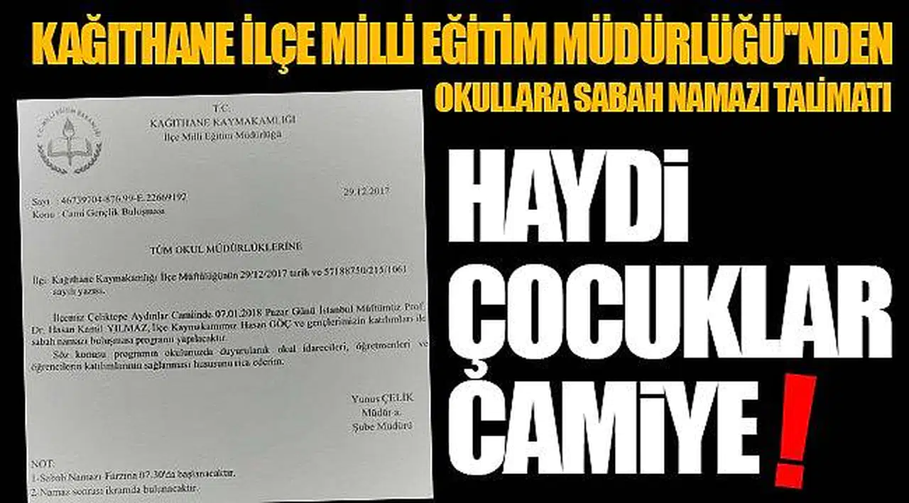 Haydi çocuklar camiye!