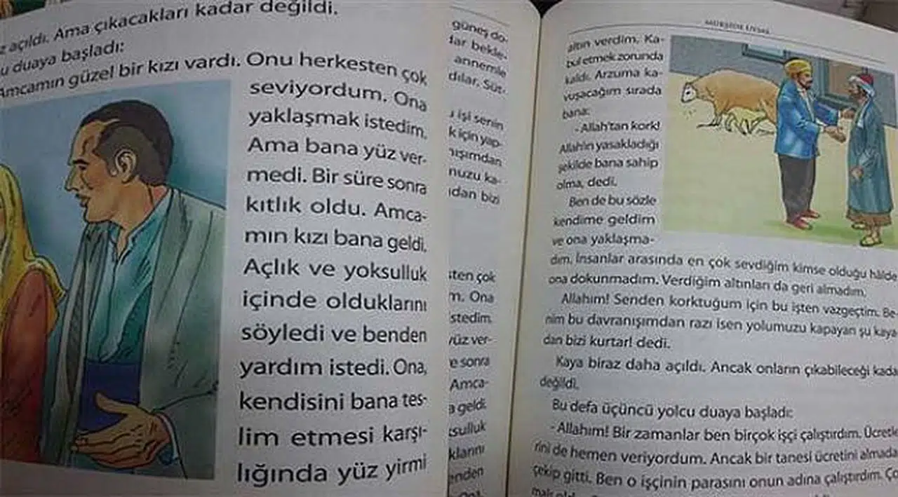 Ordu'da çocuklara dağıtılan kitapta skandal ifadeler