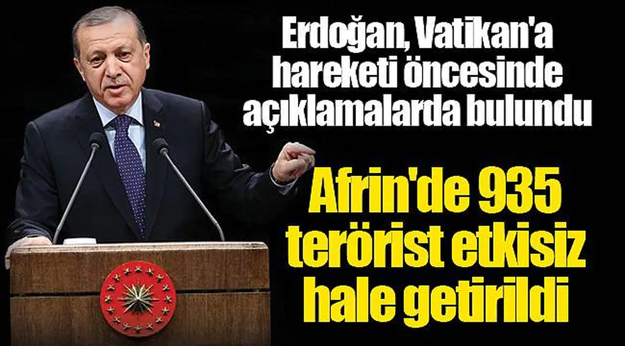 Afrin'de 935 terörist etkisiz hale getirildi