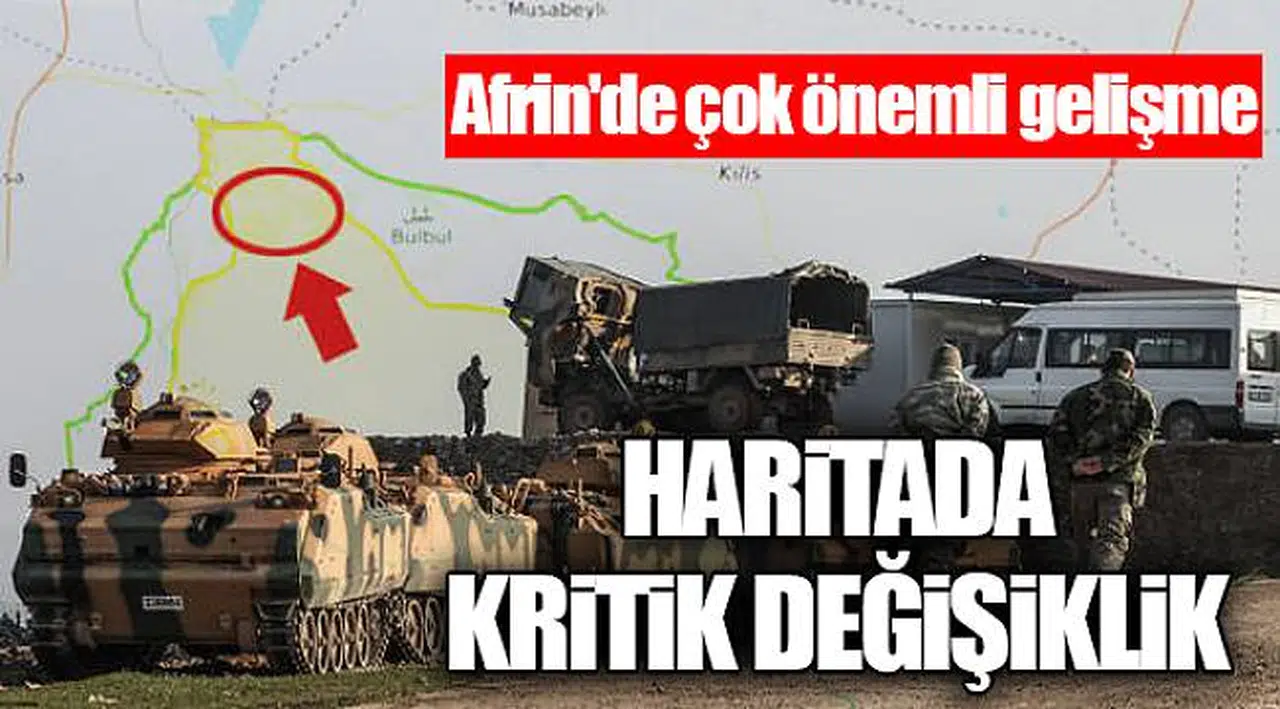 Afrin'de kritik gelişme