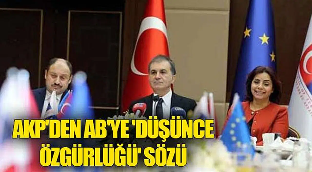 AKP'den AB'ye 'düşünce özgürlüğü' sözü