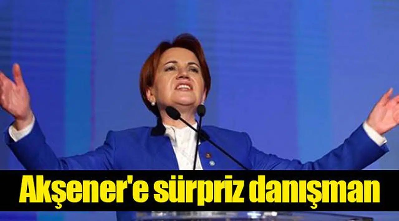 Akşener'e sürpriz danışman