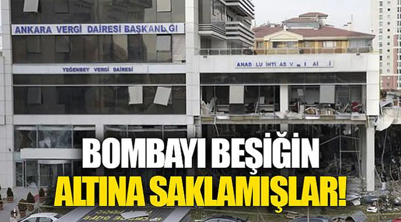 Bombayı beşiğin altına saklamışlar!