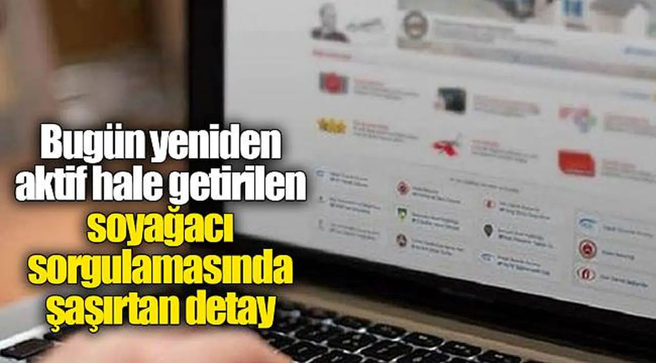 Bugün yeniden aktif hale getirilen soyağacı sorgulamasında şaşırtan detay