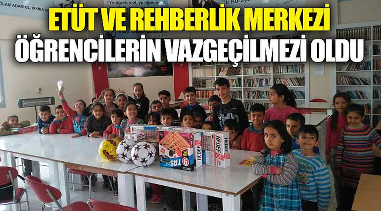 ETÜT VE REHBERLİK MERKEZİ ÖĞRENCİLERİN VAZGEÇİLMEZİ OLDU
