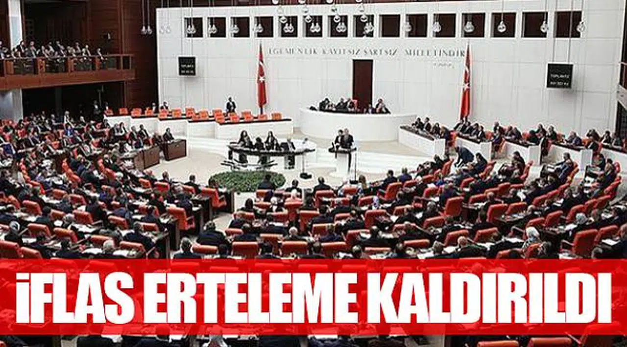 İflas erteleme kaldırıldı