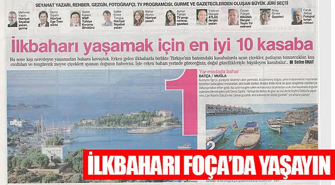 İLKBAHARI FOÇA’DA YAŞAYIN