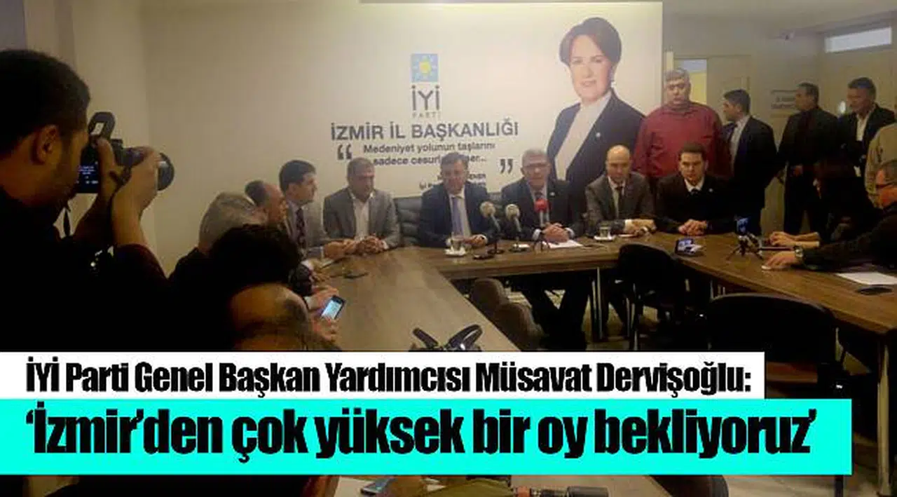 "İzmir'den çok yüksek bir oy bekliyoruz"