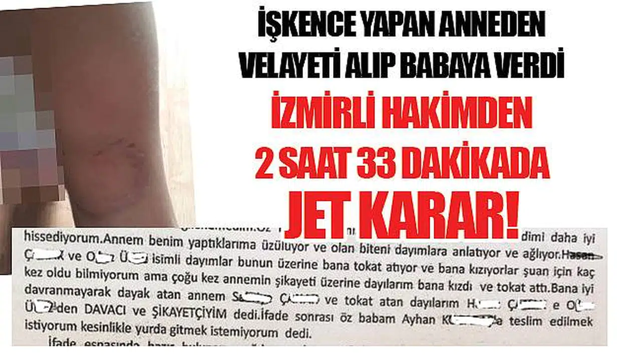 İZMİRLİ HAKİMDEN 2 SAAT 33 DAKİKADA JET KARAR'