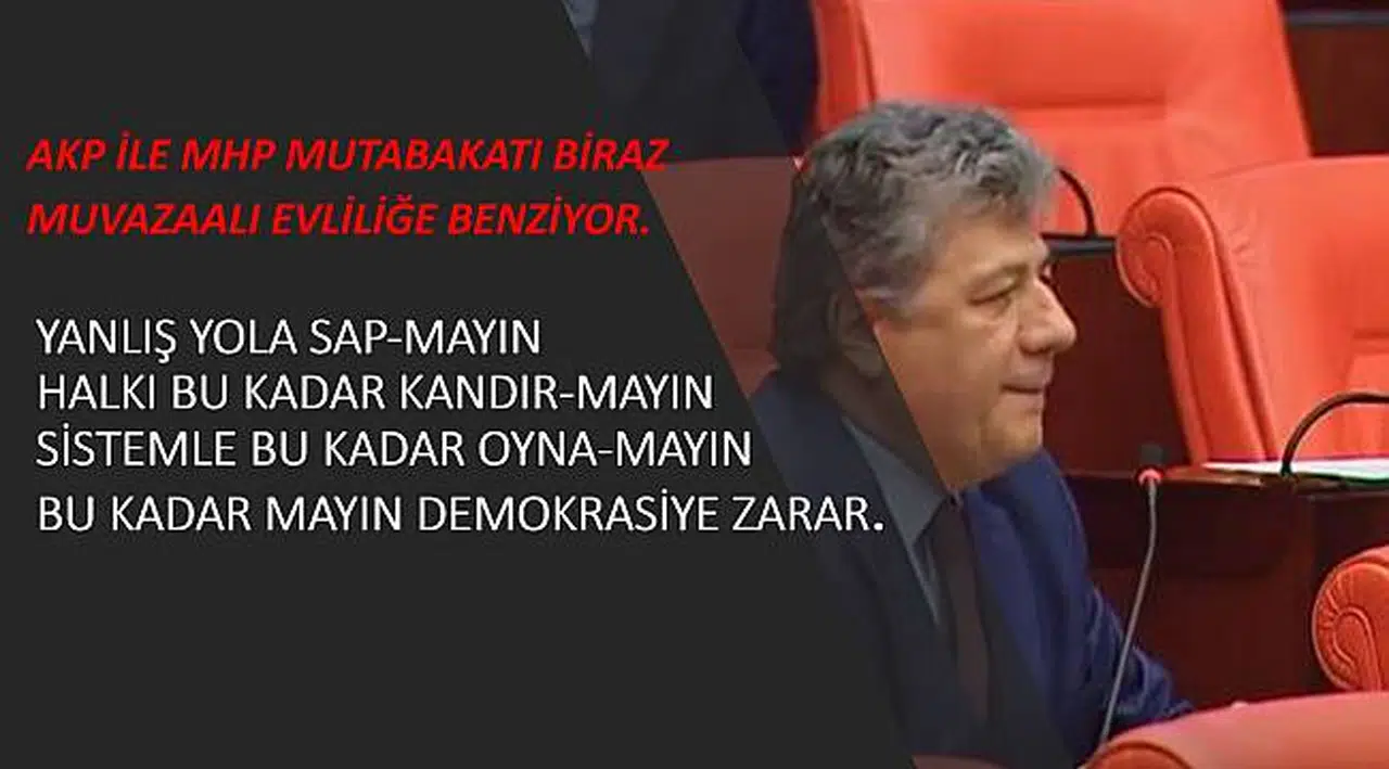 “SİSTEMLE BU KADAR OYNA-MAYIN”