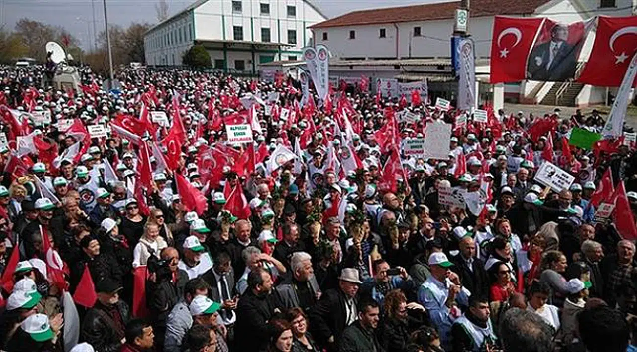 Alpullu'da şeker mitingi