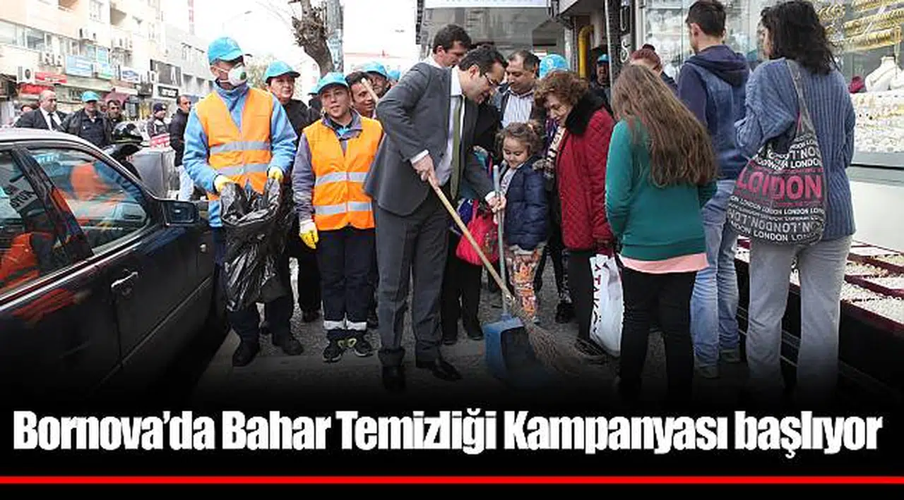 Bornova’da Bahar Temizliği Kampanyası başlıyor