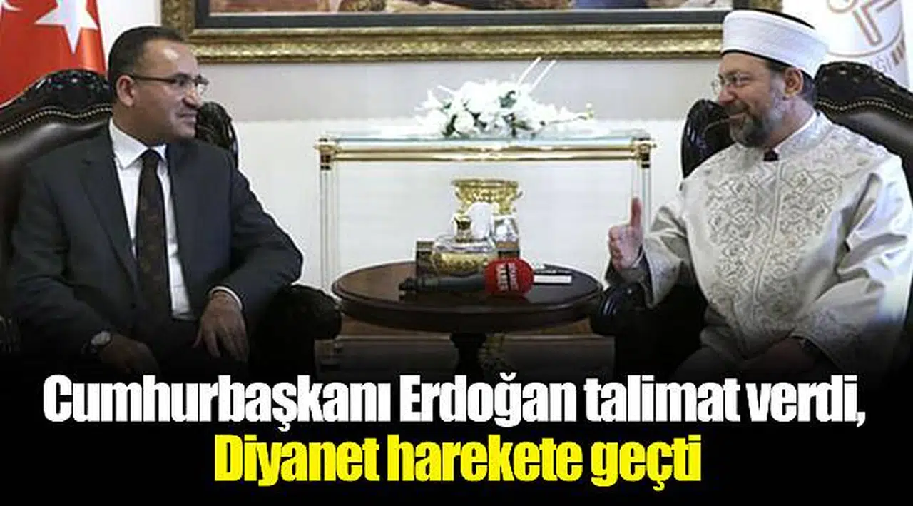 Cumhurbaşkanı Erdoğan talimat verdi, Diyanet harekete geçti