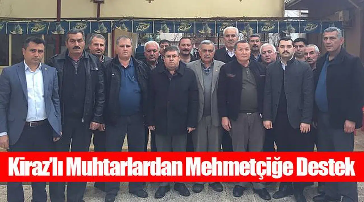 Kiraz’lı Muhtarlardan Mehmetçiğe Destek