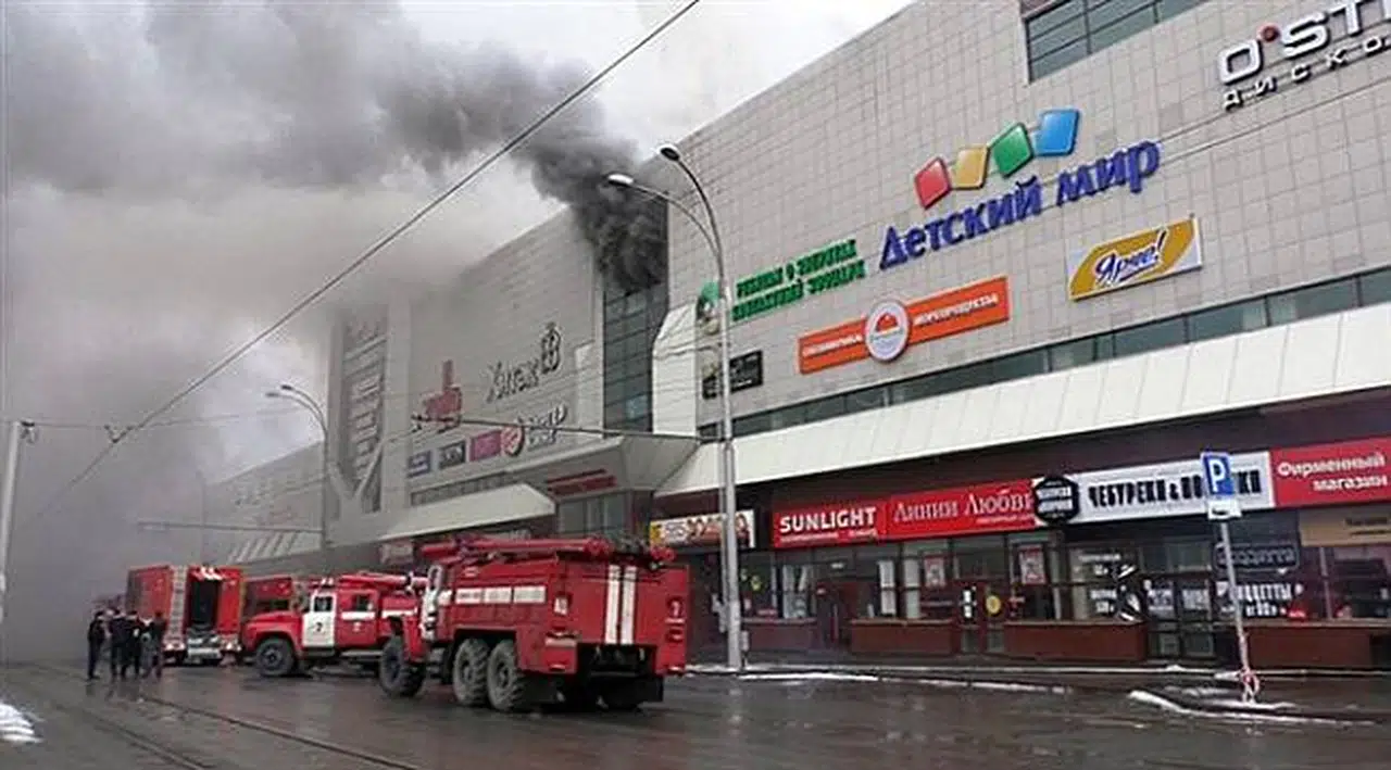 Rusya'daki AVM yangınında ölü sayısı 64'e yükseldi