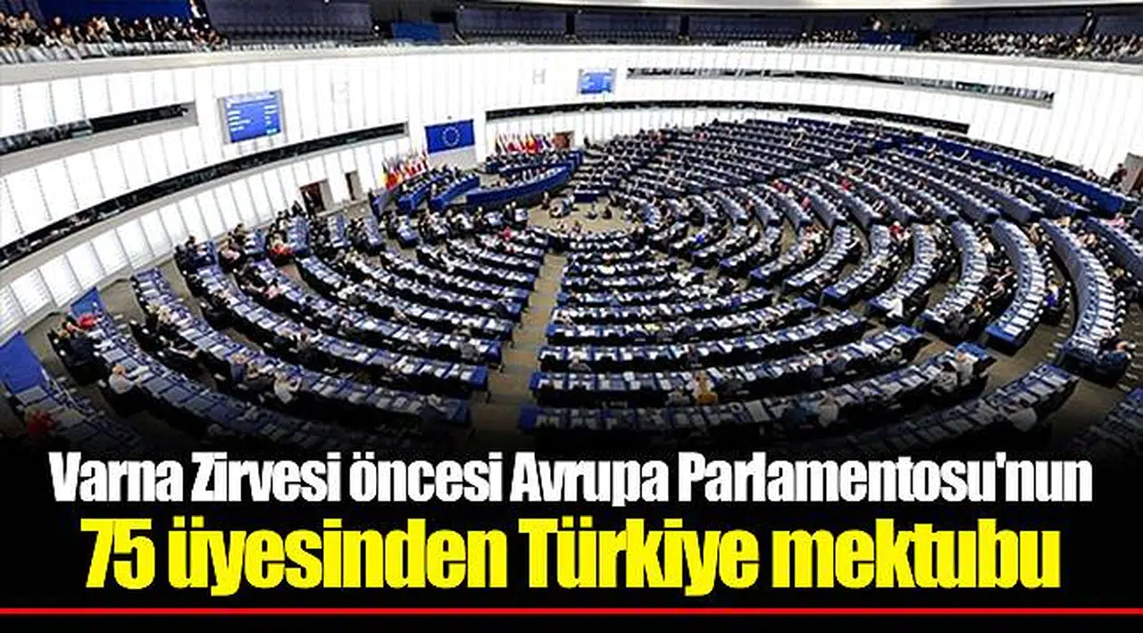 Varna Zirvesi öncesi Avrupa Parlamentosu'nun 75 üyesinden Türkiye mektubu