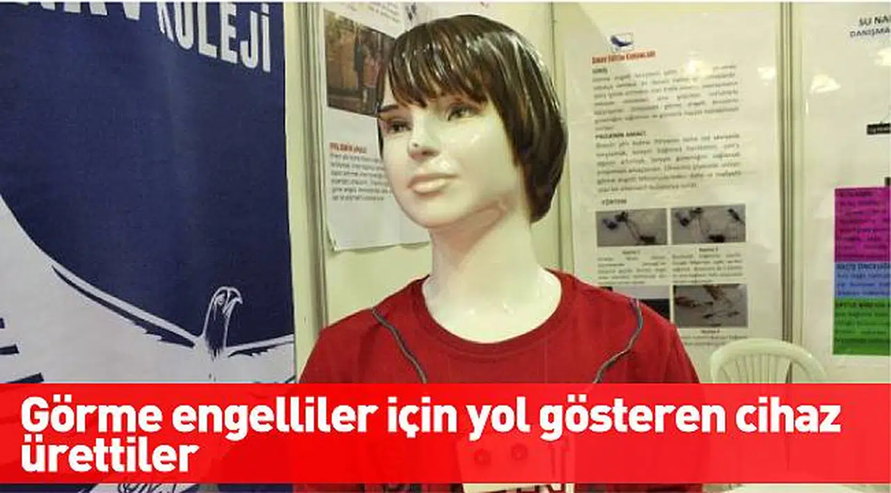 Görme engelliler için yol gösteren cihaz ürettiler