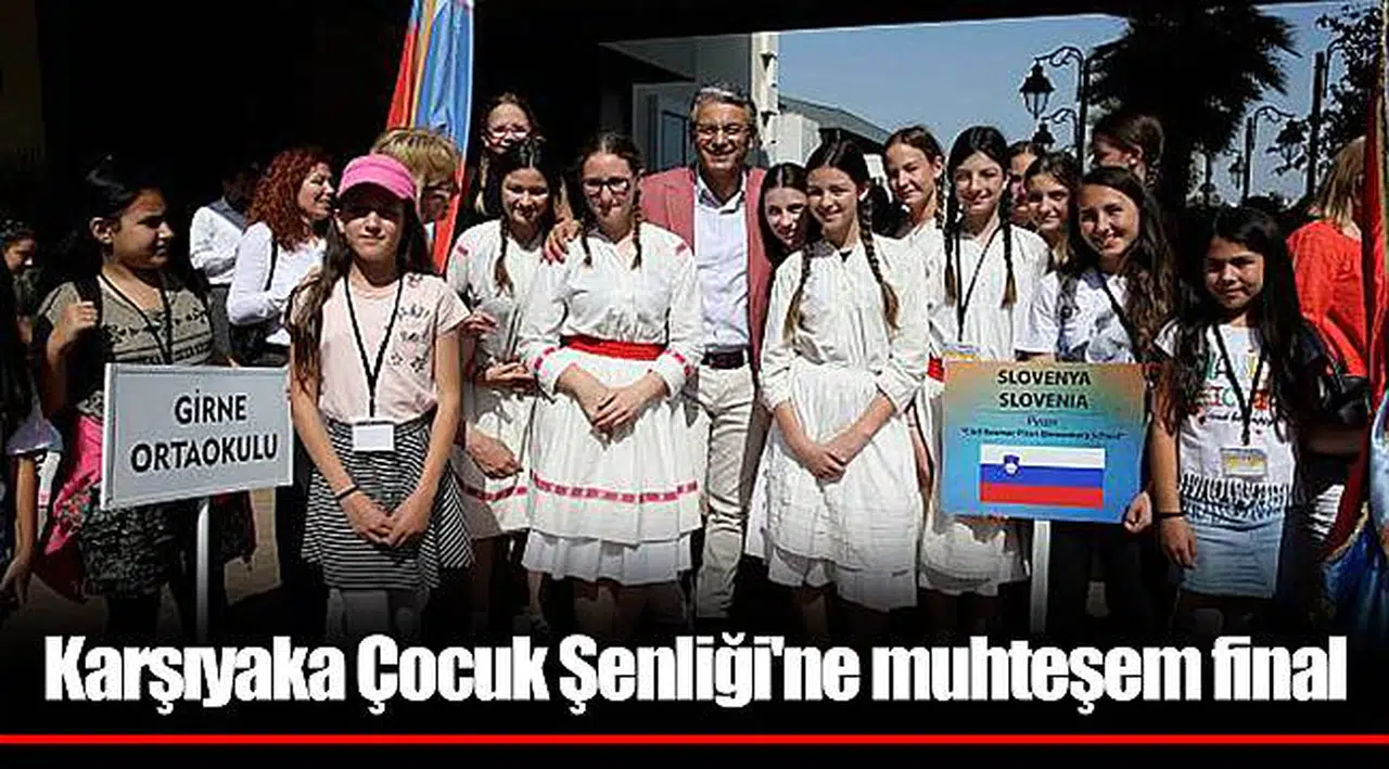 Karşıyaka Çocuk Şenliği'ne muhteşem final