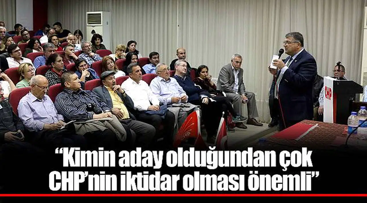 “Kimin aday olduğundan çok CHP’nin iktidar olması önemli”
