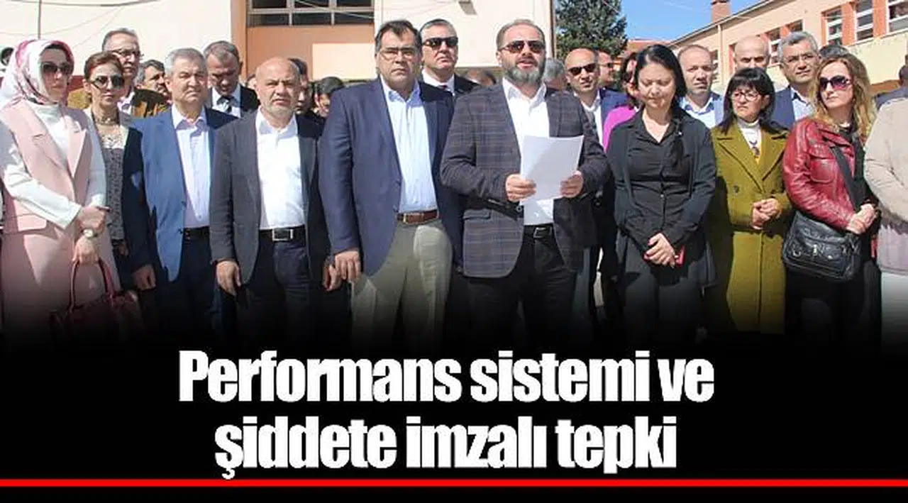 Performans sistemi ve şiddete imzalı tepki