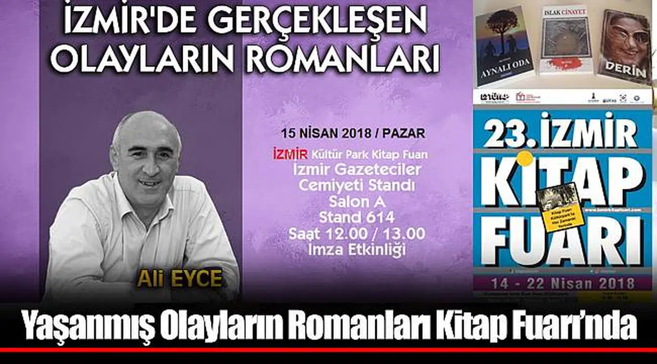 Yaşanmış Olayların Romanları Kitap Fuarı’nda