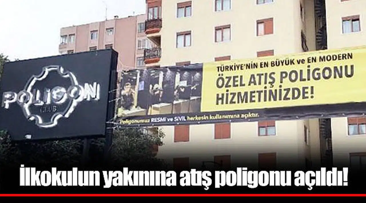 İlkokulun yakınına atış poligonu açıldı!