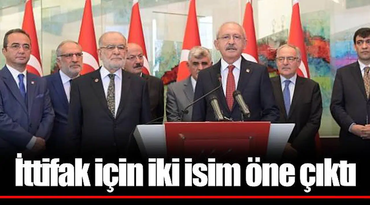 İttifak için iki isim öne çıktı