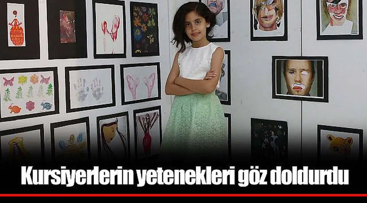 Kursiyerlerin yetenekleri göz doldurdu