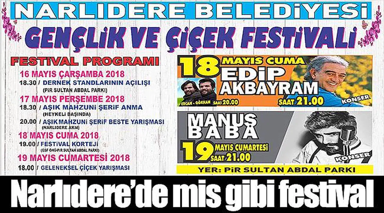 Narlıdere’de mis gibi festival