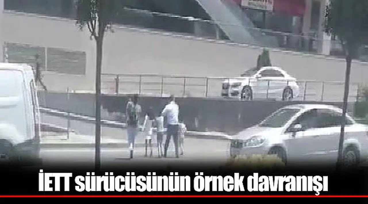 İETT sürücüsünün örnek davranışı