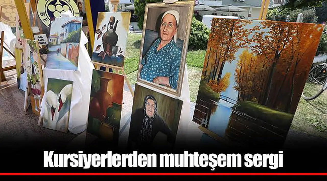 Kursiyerlerden muhteşem sergi